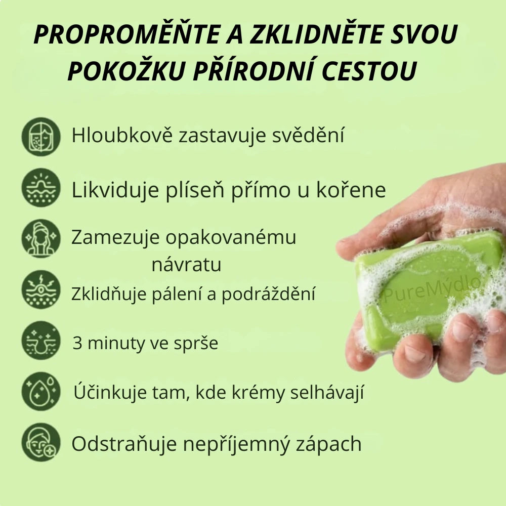 PureMýdlo® Čisticí antifungální mýdlo